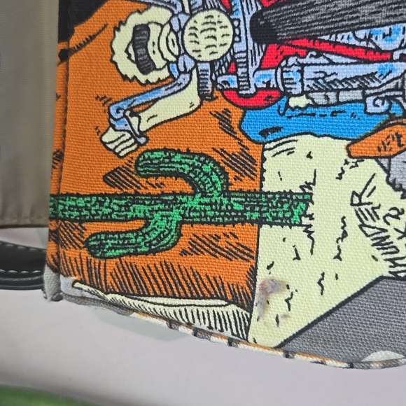 So Much Fun! Black Shoulder Bag with Artistic Design - Picture 8 of 8